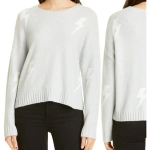 Rails Percy Grey White Lightning Sweater L